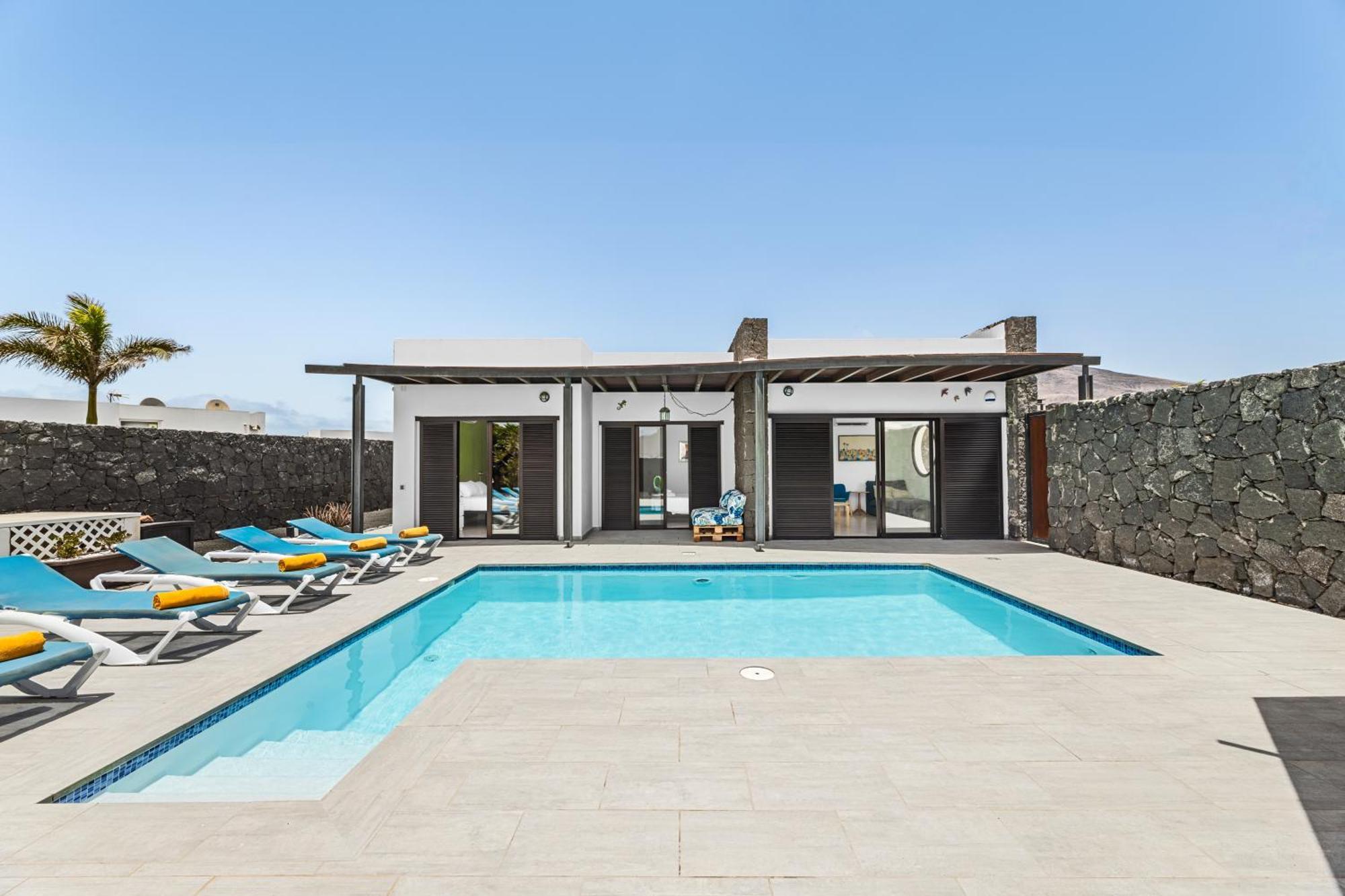 3 Bedroom Villa With Private Pool Close To Papagayo Beach Playa Blanca Dış mekan fotoğraf