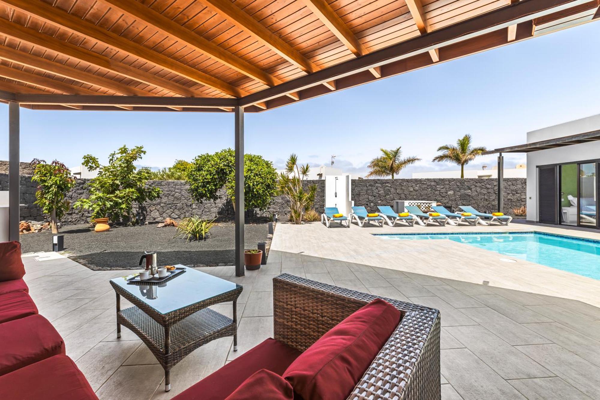 3 Bedroom Villa With Private Pool Close To Papagayo Beach Playa Blanca Dış mekan fotoğraf